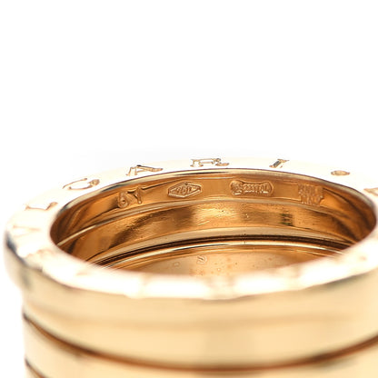 Bulgari 18K Yellow Gold B.Zero1 Four-Band Ring 51 5.75 5 of 5