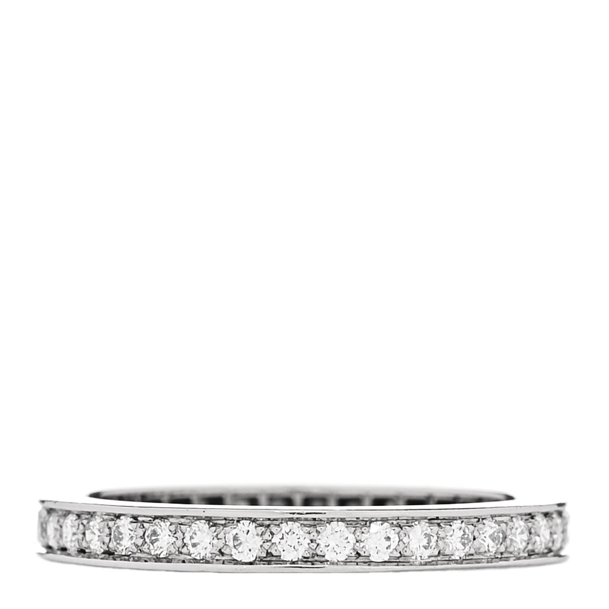 Platinum Diamond 2.1mm Romance Wedding Band Ring 47 4.25