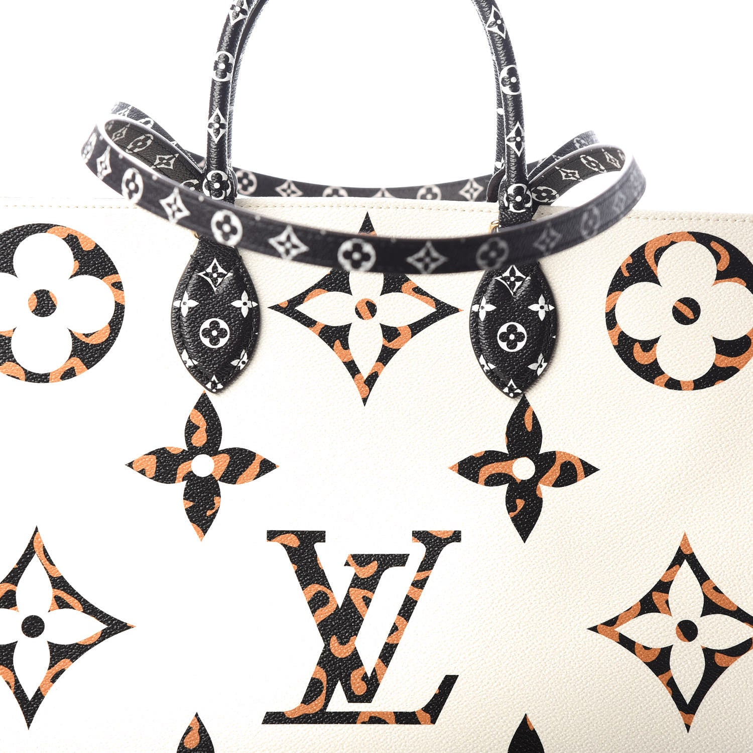 Louis Vuitton Monogram Giant Jungle Onthego GM Ivory 7 of 9