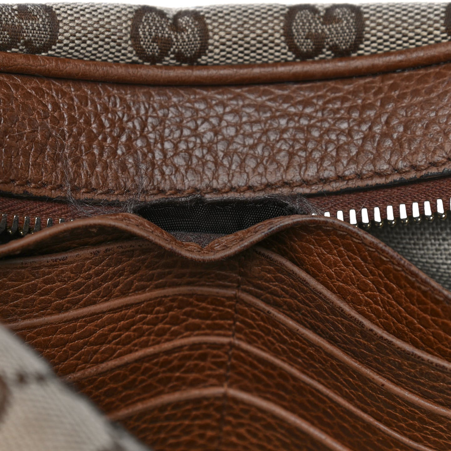 Monogram Mini Bree Messenger Bag Beige Tabacco