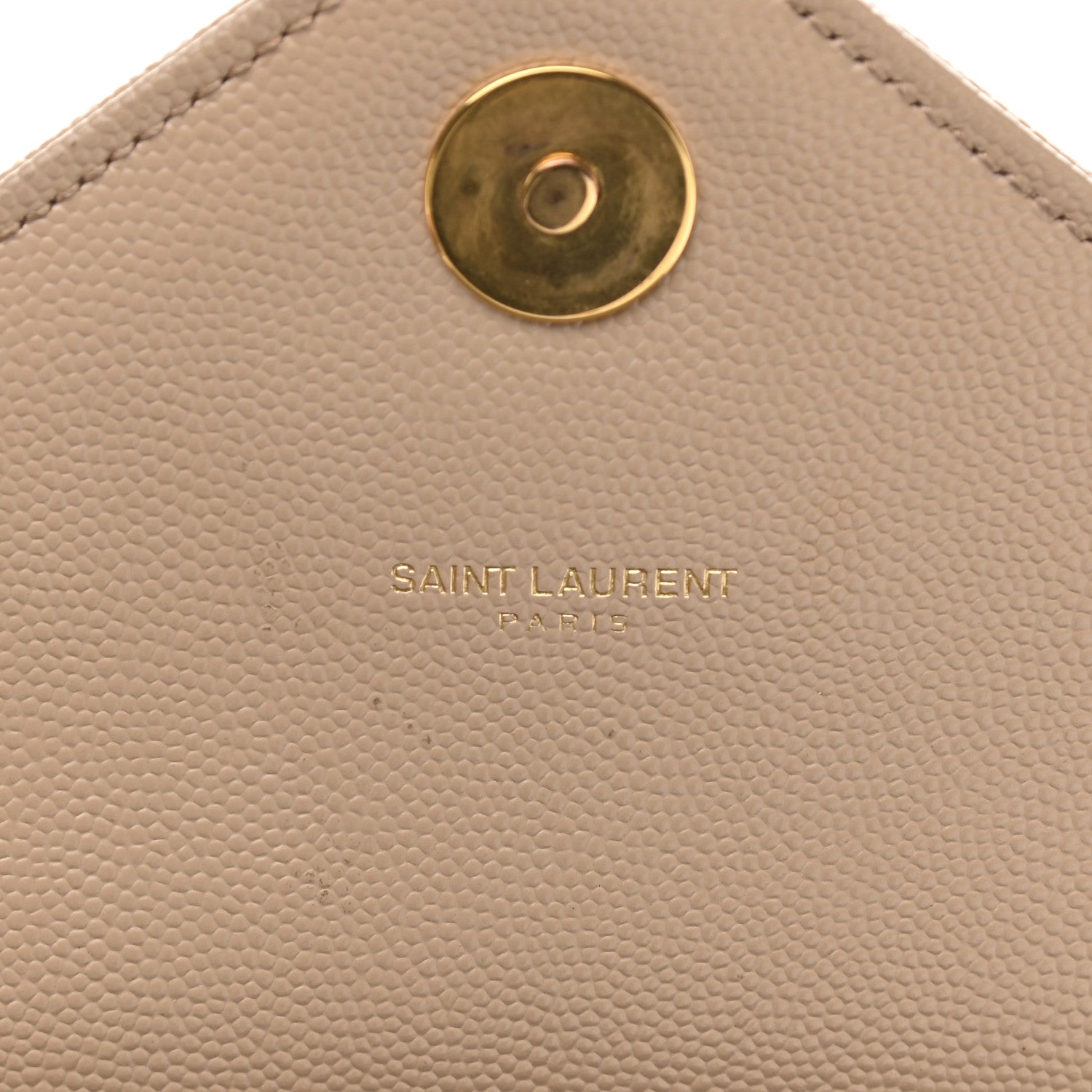 Saint Laurent Grain De Poudre Matelasse Chevron Large Monogram Satchel Dark Beige 11 of 14