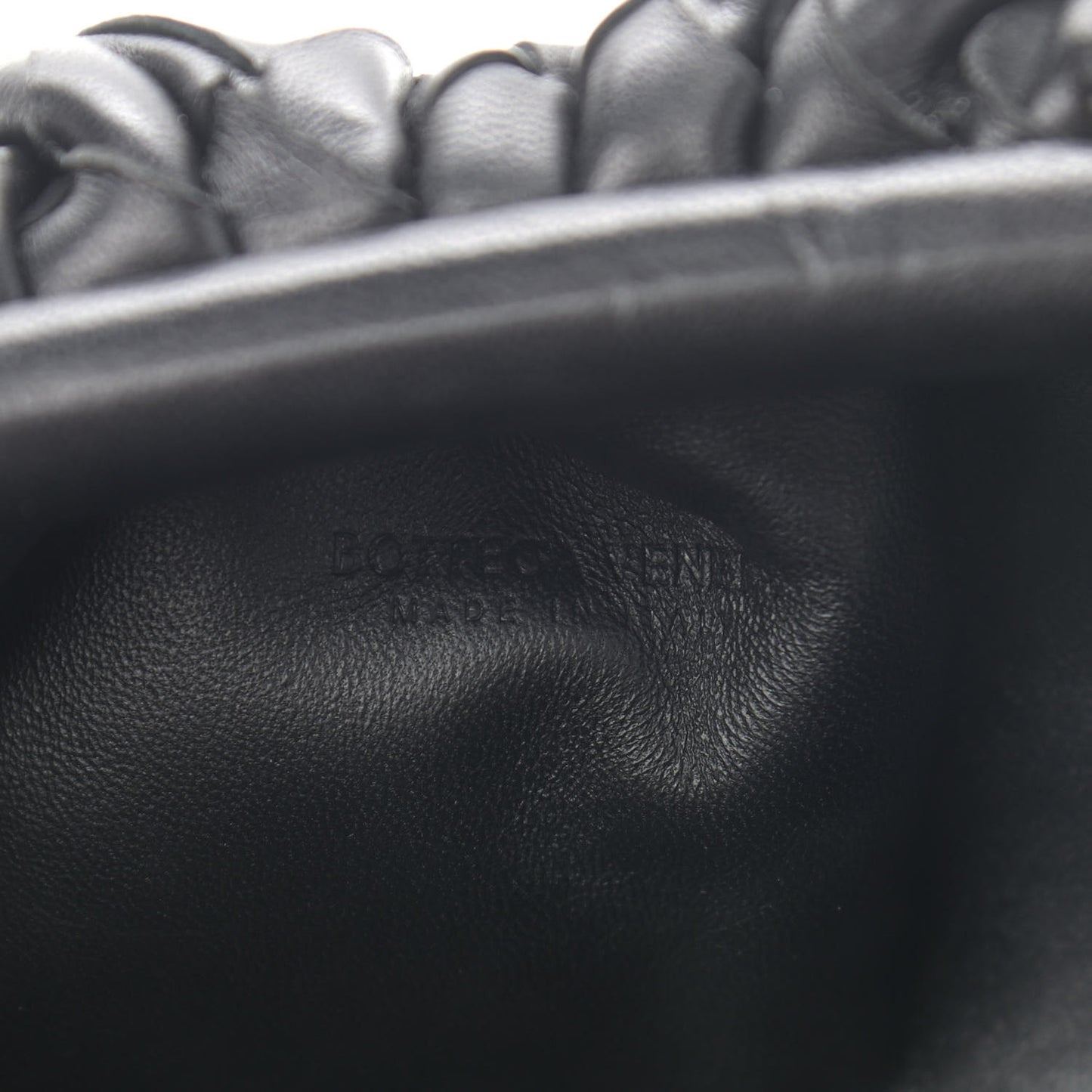Nappa Intrecciato The Mini Pouch Black