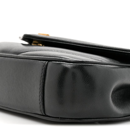 Saint Laurent Lambskin Chevron Quilted Mini Loulou Black 10 of 11