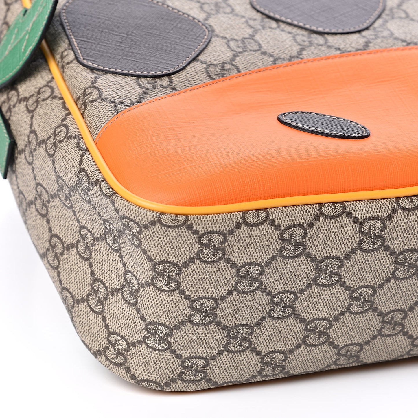 GG Supreme Monogram Kids Giraffe Backpack Ebony Multicolor