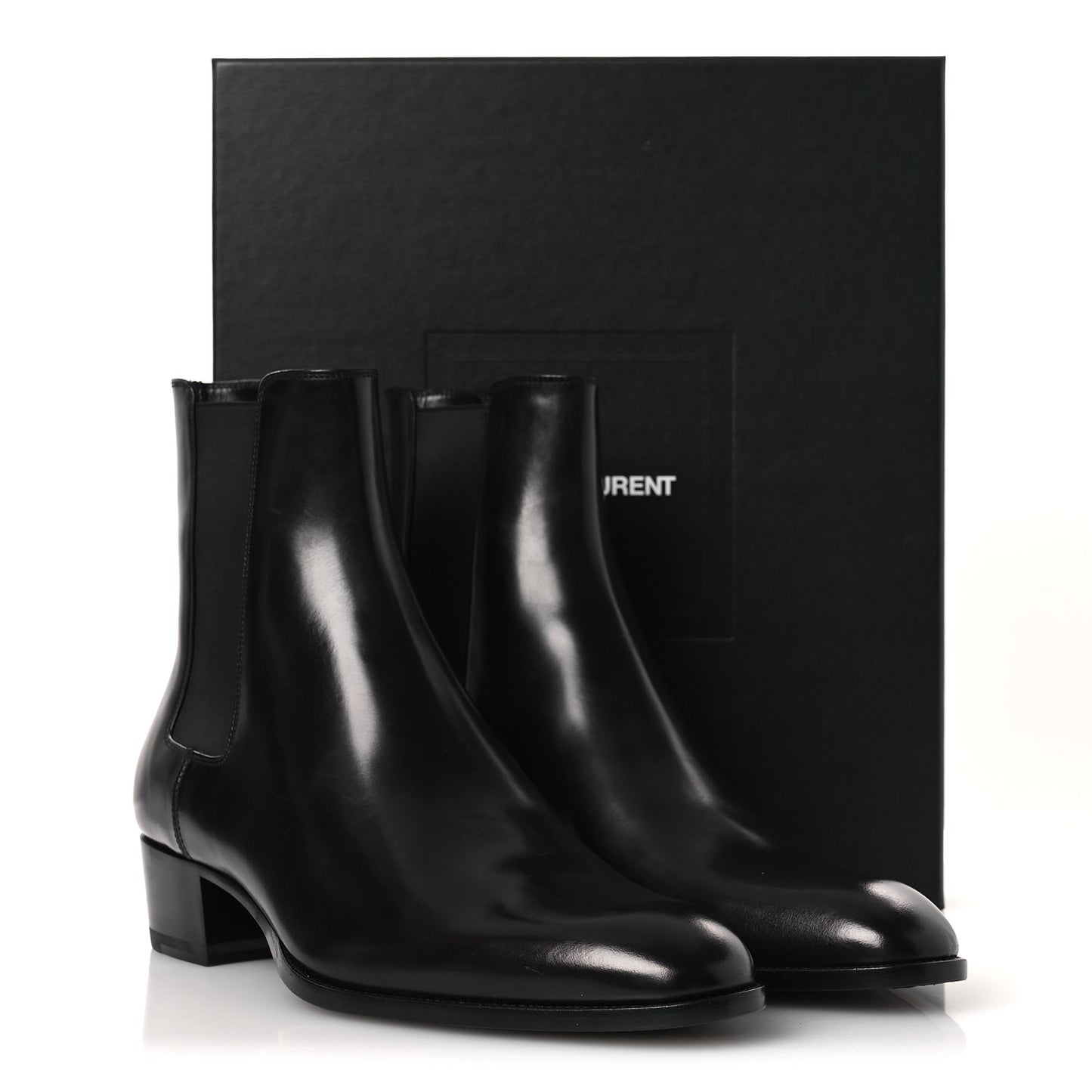 Calfskin Mens Wyatt 40mm Chelsea Boots 45 Sparrow Brown