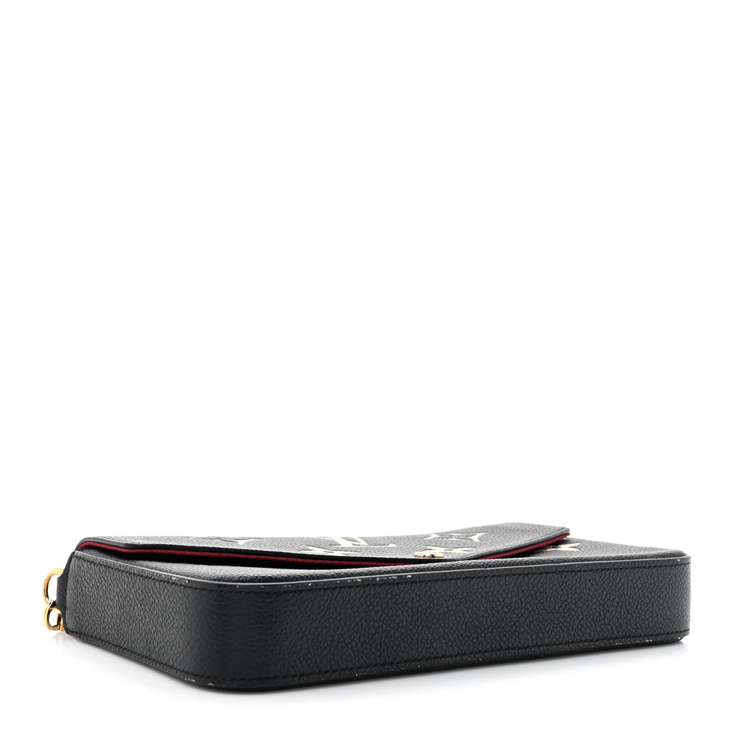 Louis Vuitton Empreinte Monogram Giant Felicie Pochette Black Beige 5 of 16