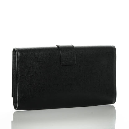 Saint Laurent Textured Calfskin Y Ligne Clutch Black 3 of 6