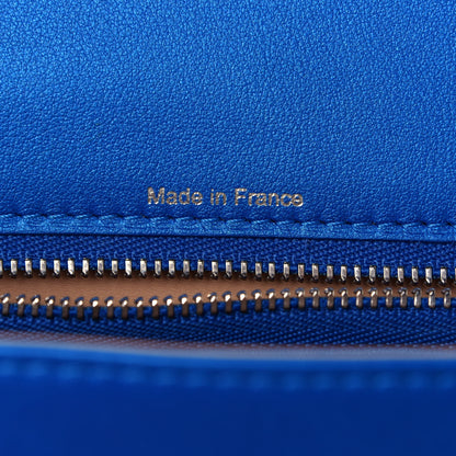 Delvaux Calfskin MM Tempete Satchel Satin Electric 6 of 11