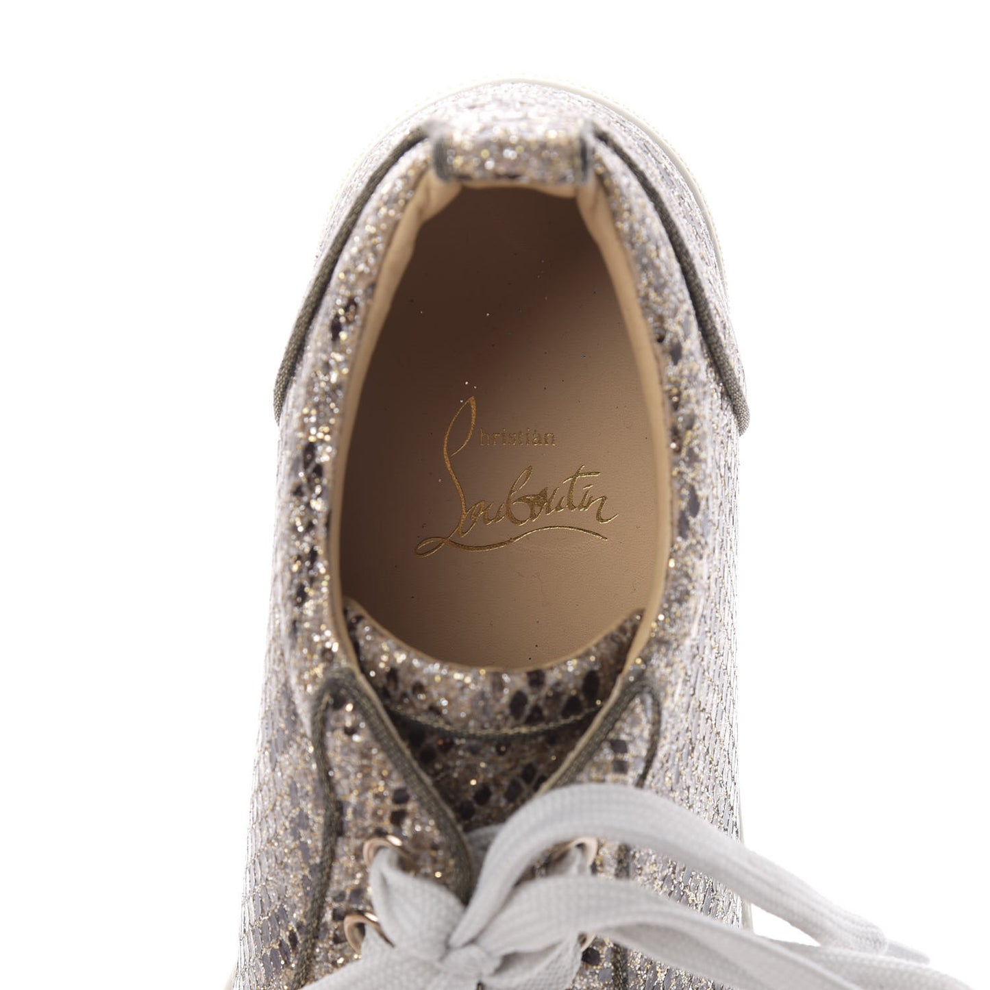 Glitter Ever Gondoliere Orlato Flat Sneaker 38 Roccia