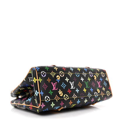 Louis Vuitton Monogram Multicolor Aurelia MM Black 4 of 13