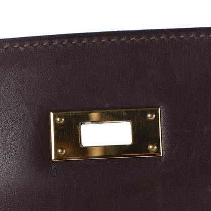 Hermes Pony Hair Swift Kelly Retourne 32 Chocolate 21 of 39