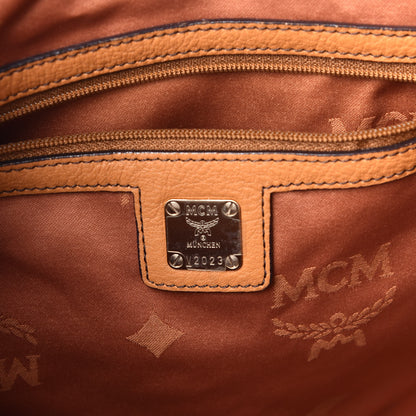 MCM Calfskin Ottomar Drawstring Shoulder Bag Sandstone 6 of 8