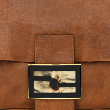Fendi Nappa Big Forever Mama Baguette Brown 8 of 13