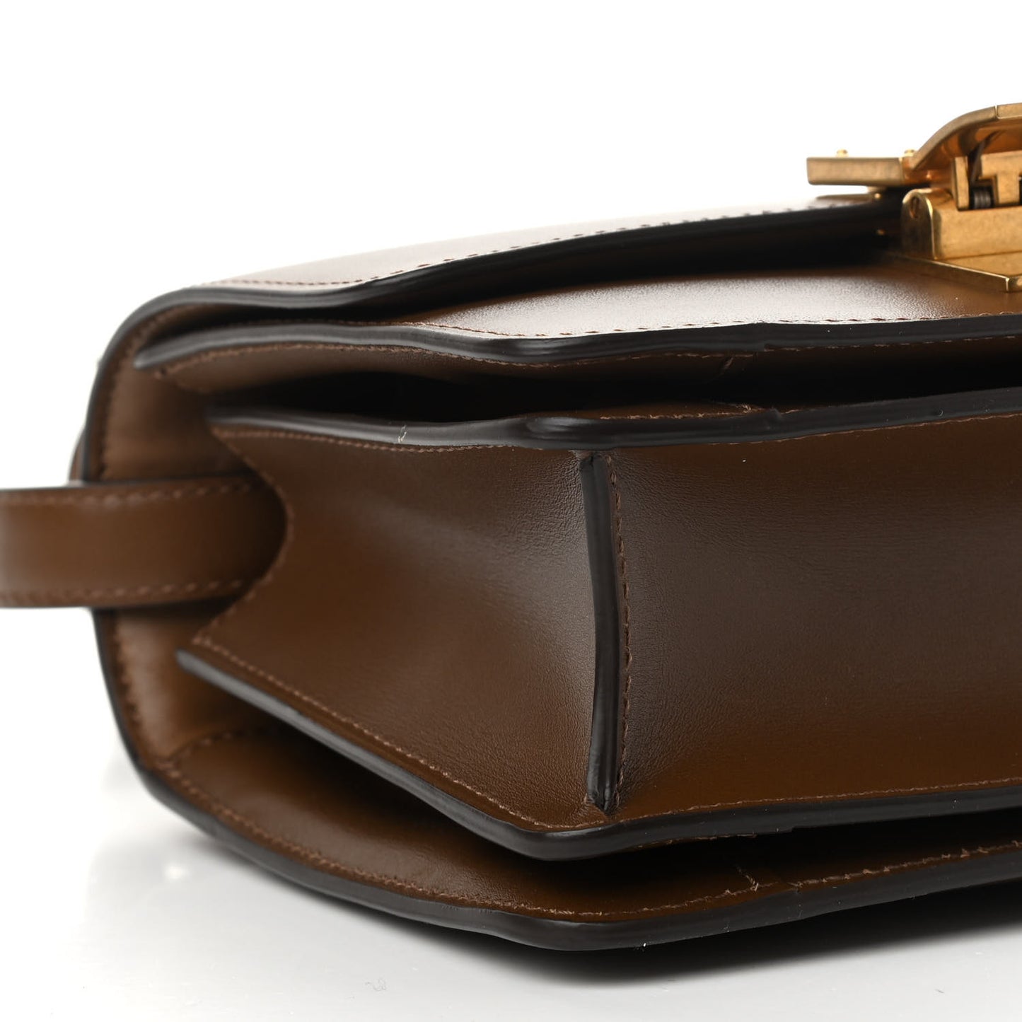 Smooth Calfskin Small Classic Box Flap Bag Camel