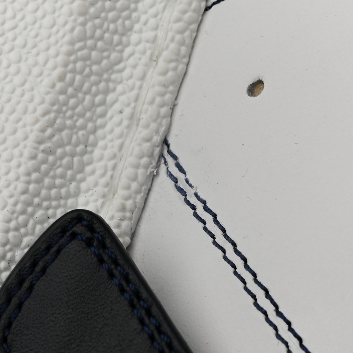 Calfskin Bi-Color Dior-ID Platform Sneakers 40 White Deep Blue