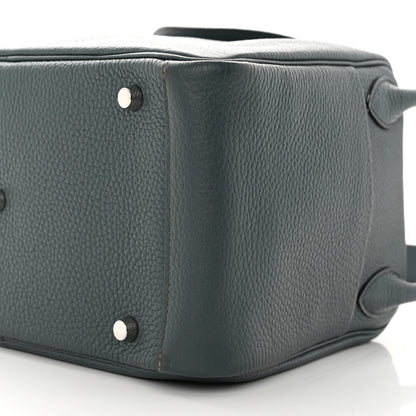Hermes Taurillon Clemence Lindy 30 Bleu Orage 10 of 12