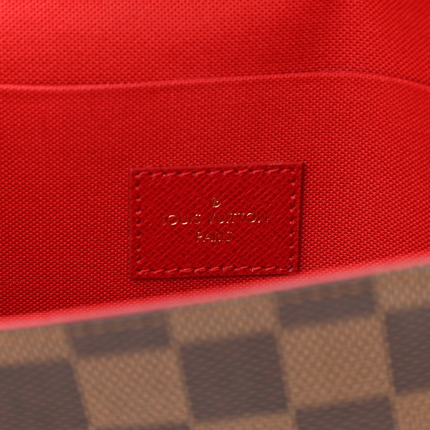 Damier Ebene Pochette Felicie Chain Wallet