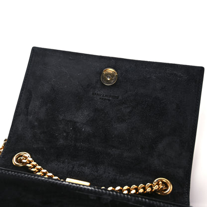 Saint Laurent Patent Small Classic Monogram Kate Tassel Satchel Black 9 of 13