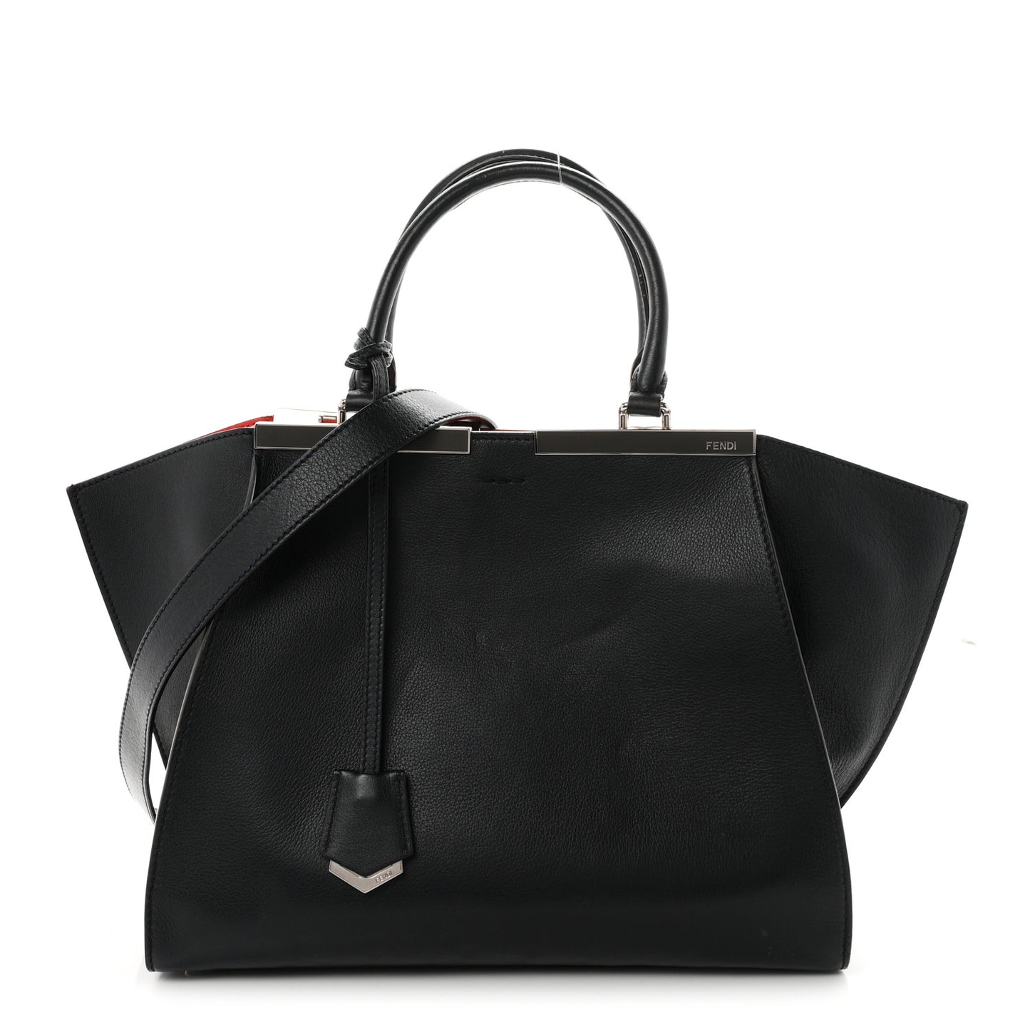 Vitello Dolce Marmol Shiny Nappa Petite 3Jours Tote Blue Notte