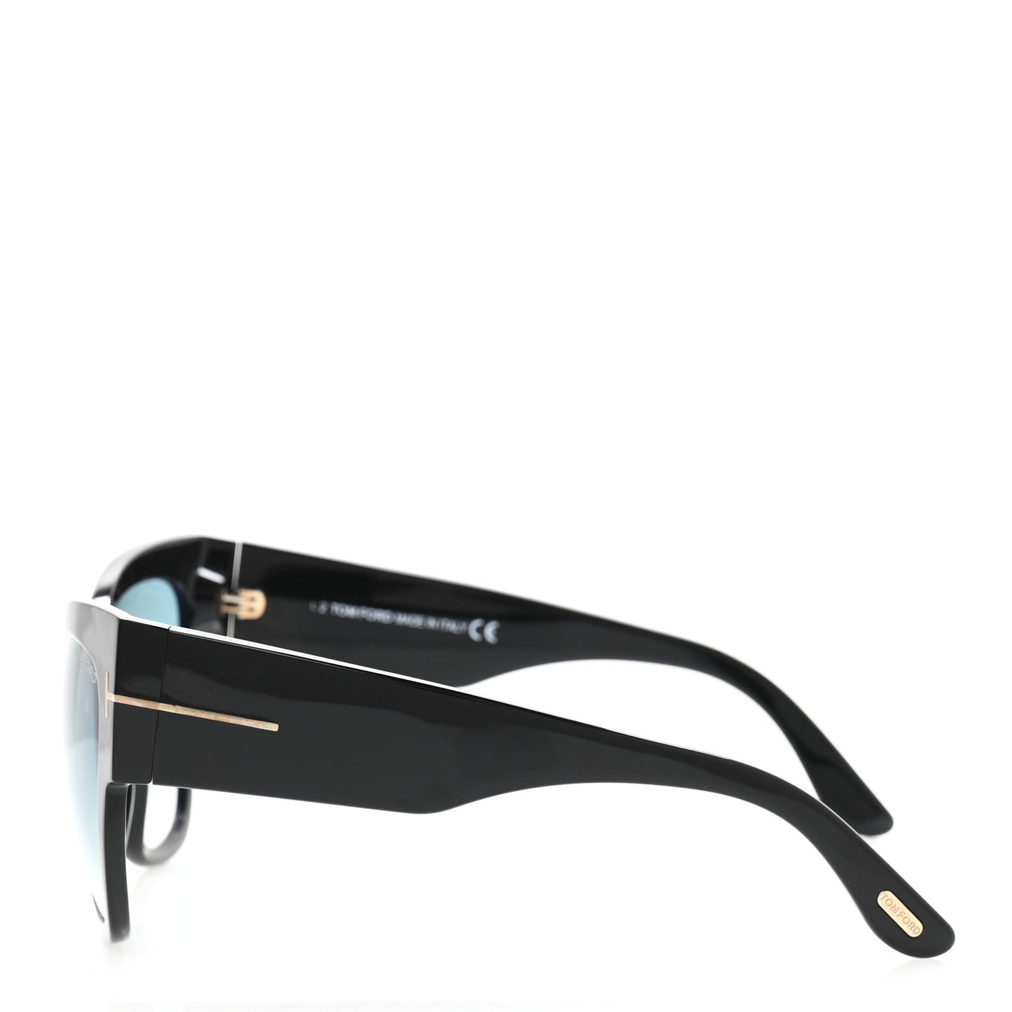 Acetate Anoushka Cat Eye Sunglasses TF371 Black