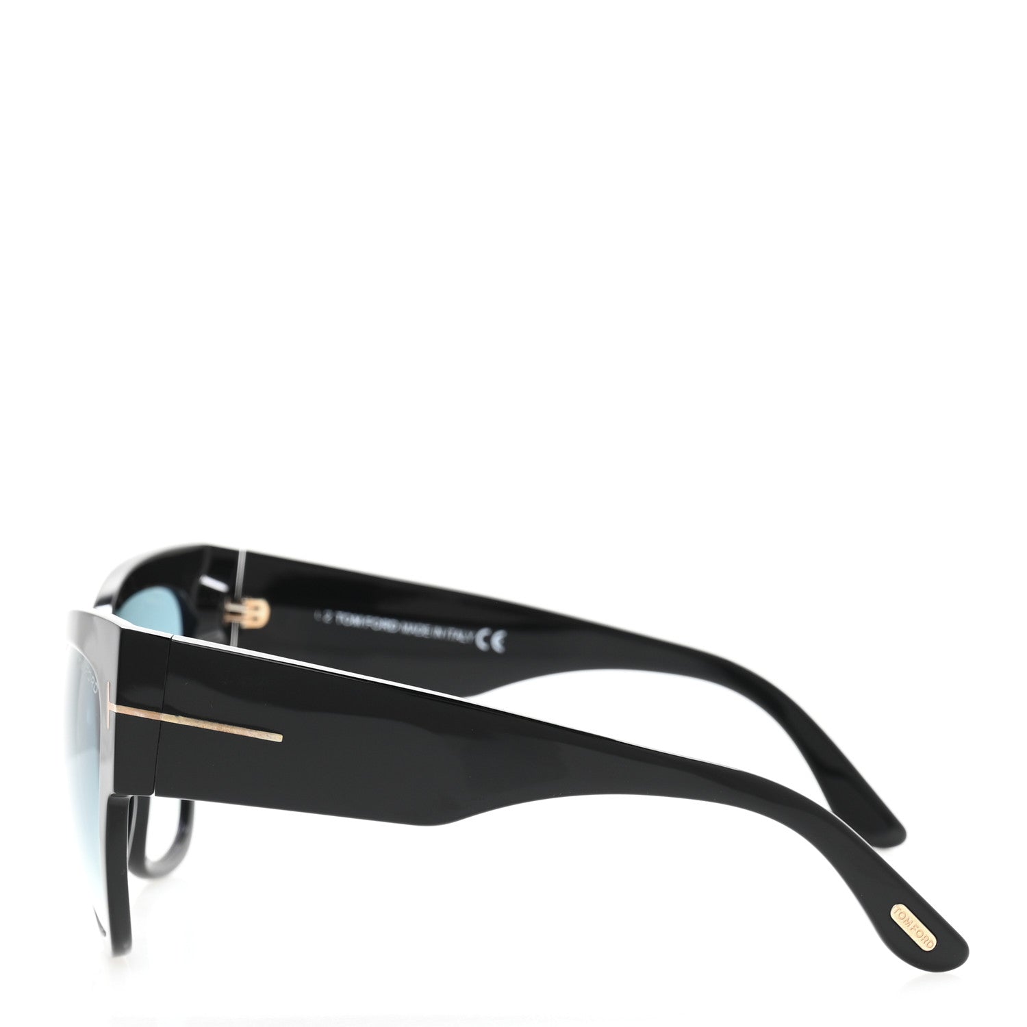 Tom Ford Acetate Anoushka Cat Eye Sunglasses TF371 Black 3 of 9