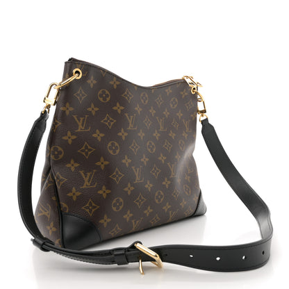 Louis Vuitton Monogram Odeon MM Black 3 of 10
