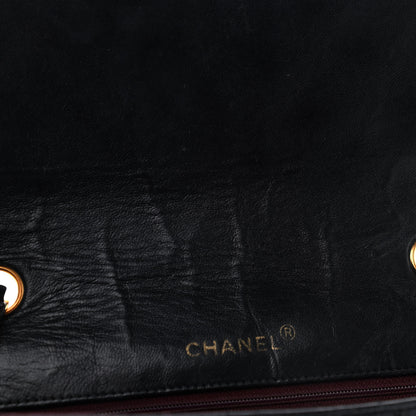 Chanel Lambskin Quilted Medium Single Flap Black 8 of 13