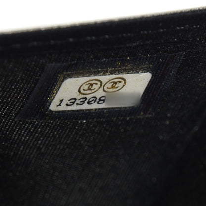 Chanel Python Yen Wallet Black Gold 9 of 9