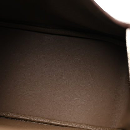 Hermes Taurillon Clemence Lindy 26 Etoupe 4 of 9
