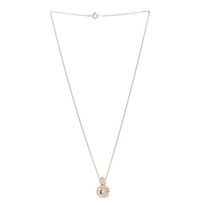 Christian Dior 18K Rose Gold Diamond Small Rose Dior Bagatelle Necklace 3 of 6