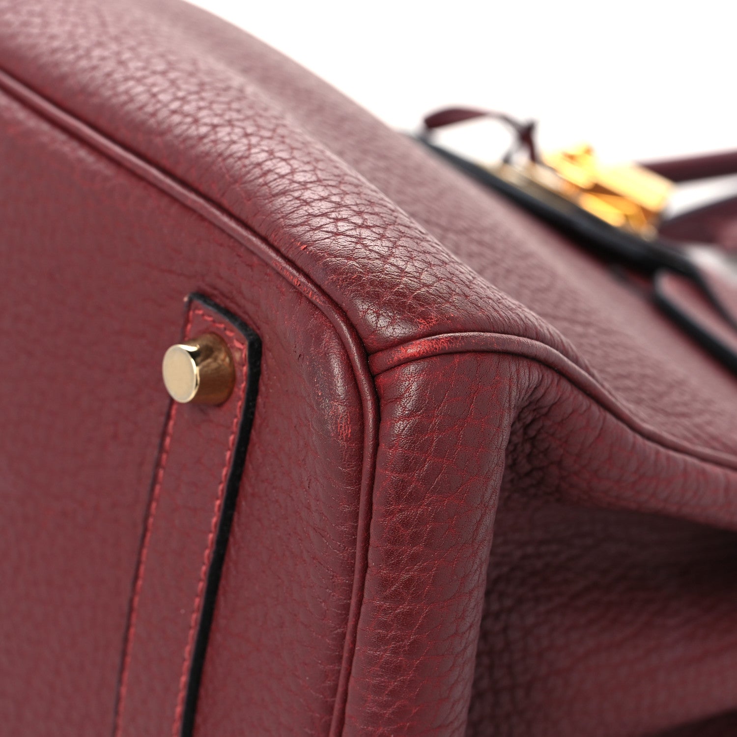Hermes Fjord Birkin 35 Rouge H 10 of 18