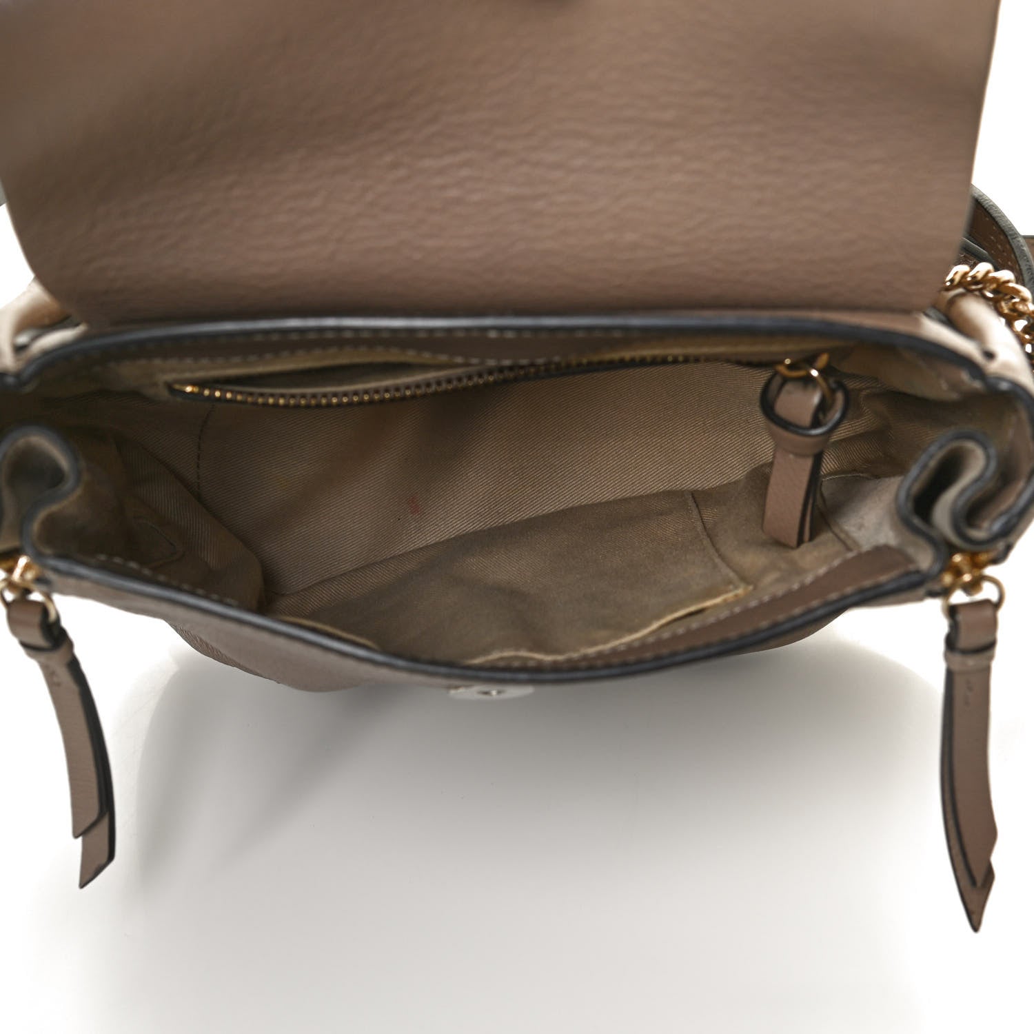 Chloe Suede Calfskin Small Faye Backpack Motty Grey 5 of 11