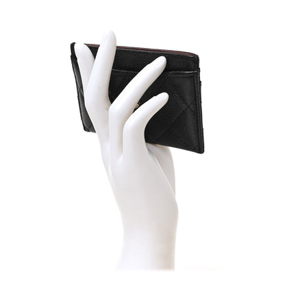 Chanel Caviar Quilted Card Holder Black 2 of 8