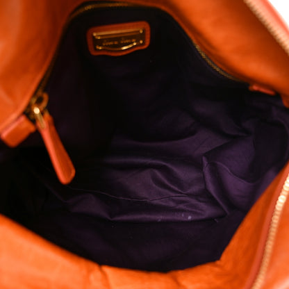 Miu Miu Vitello Lux Medium Bow Bag Amarena 5 of 9