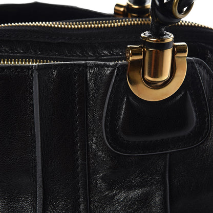 Chloe Lambskin Heloise Satchel Black 14 of 19