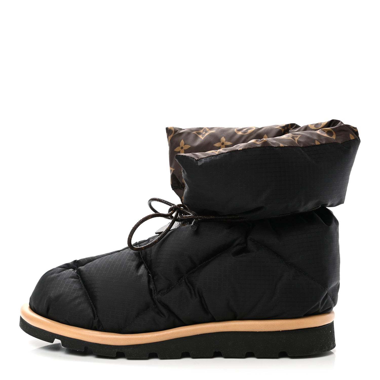 Louis Vuitton Nylon Monogram Pillow Comfort Ankle Boot 39 Black 1 of 7