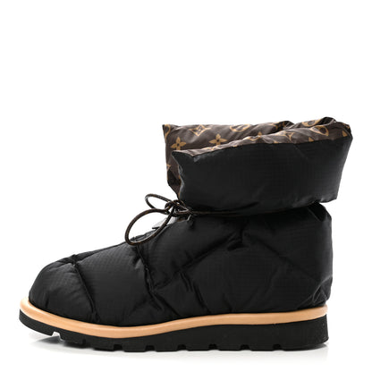 Louis Vuitton Nylon Monogram Pillow Comfort Ankle Boot 39 Black 1 of 7