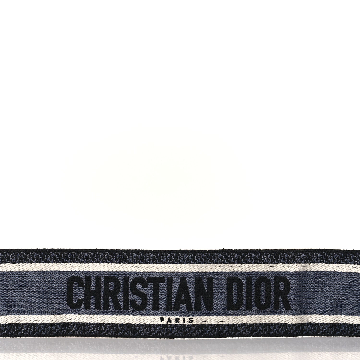 Christian Dior Canvas Embroidered Toile De Jouy Shoulder Strap Blue 5 of 5