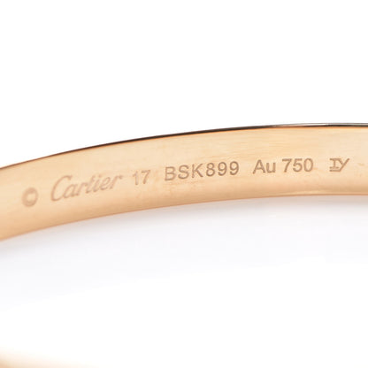 Cartier 18K Yellow Gold LOVE Bracelet 17 7 of 10