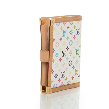 Louis Vuitton Monogram Multicolor Small Ring Agenda Cover White 3 of 6