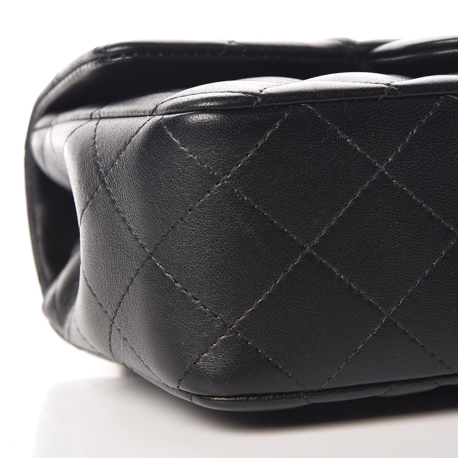Chanel Lambskin Quilted Mini Rectangular Flap Black 8 of 10