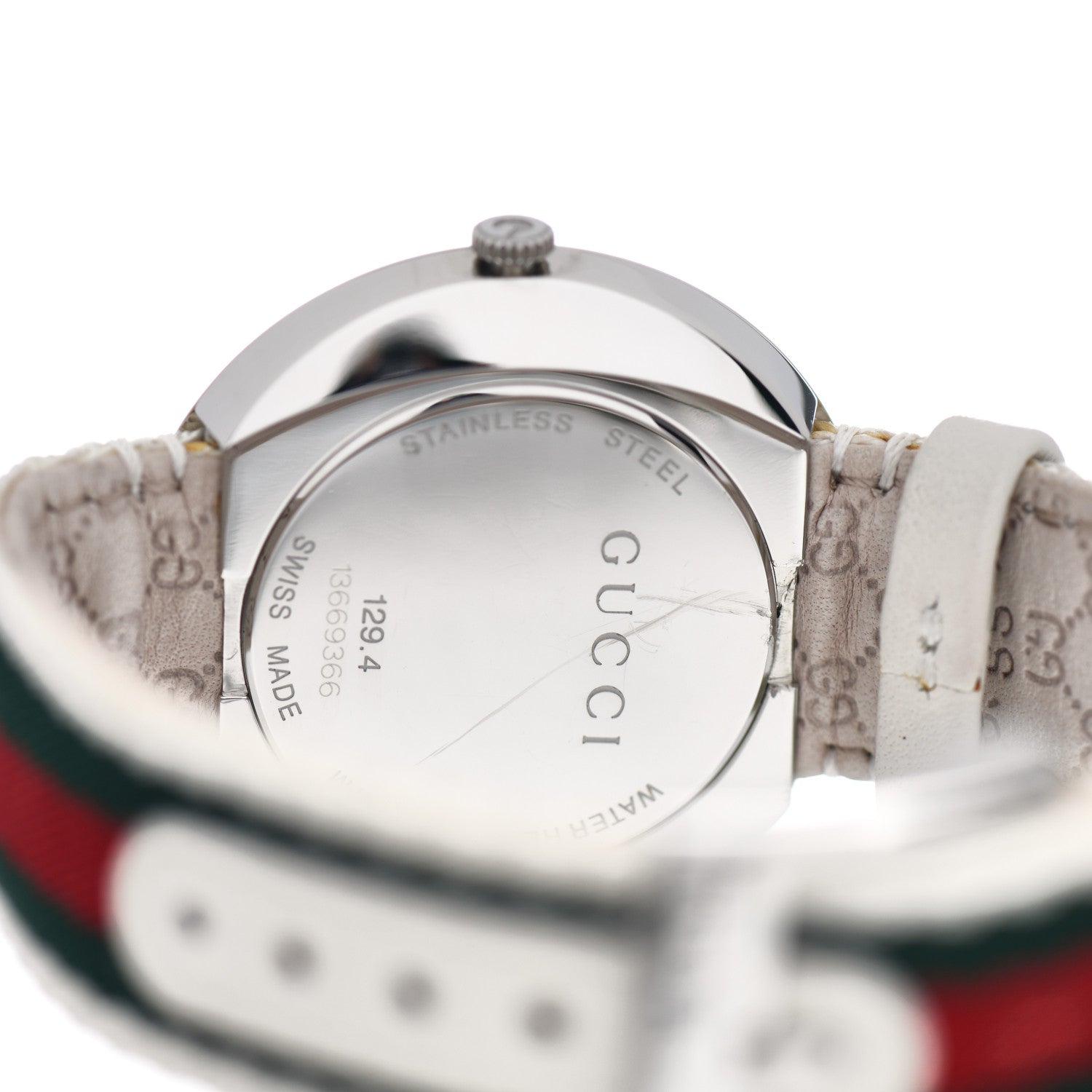 Gucci Stainless Steel Nylon 36mm U-Play Quartz Watch 4 of 5
