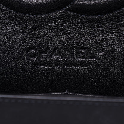 Chanel Tweed Quilted Medium Double Flap Pink Black 6 of 13