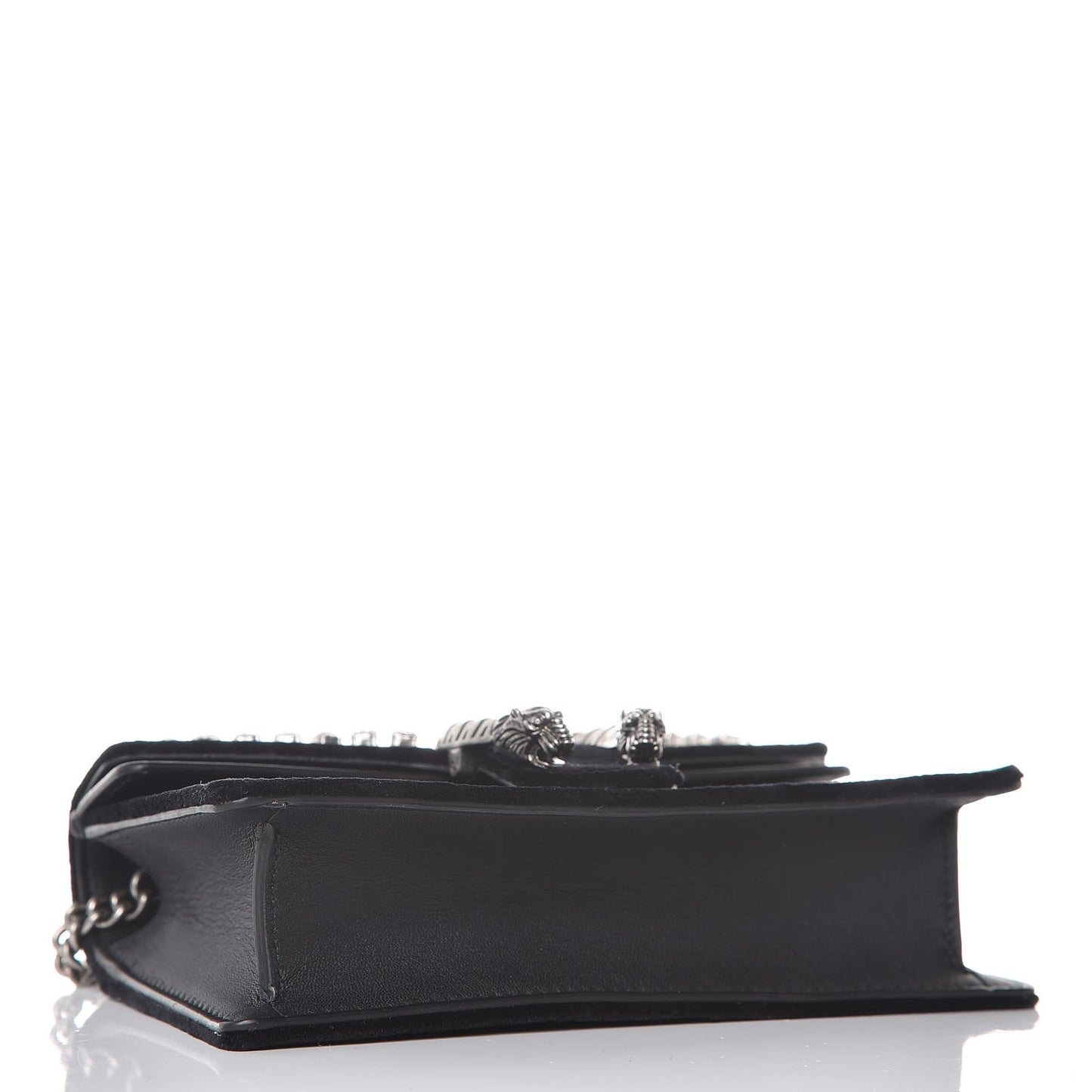 Velvet Crystal Super Mini Dionysus Shoulder Bag Black