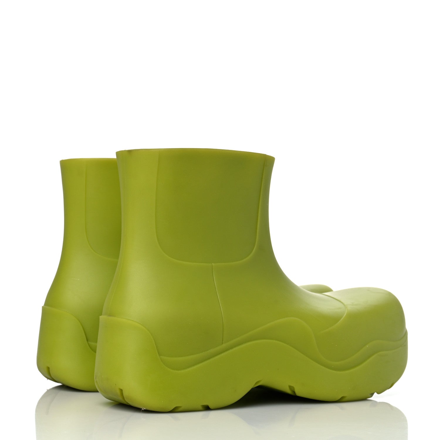 Bottega Veneta Rubber Puddle Ankle Boots 39 Kiwi 4 of 7