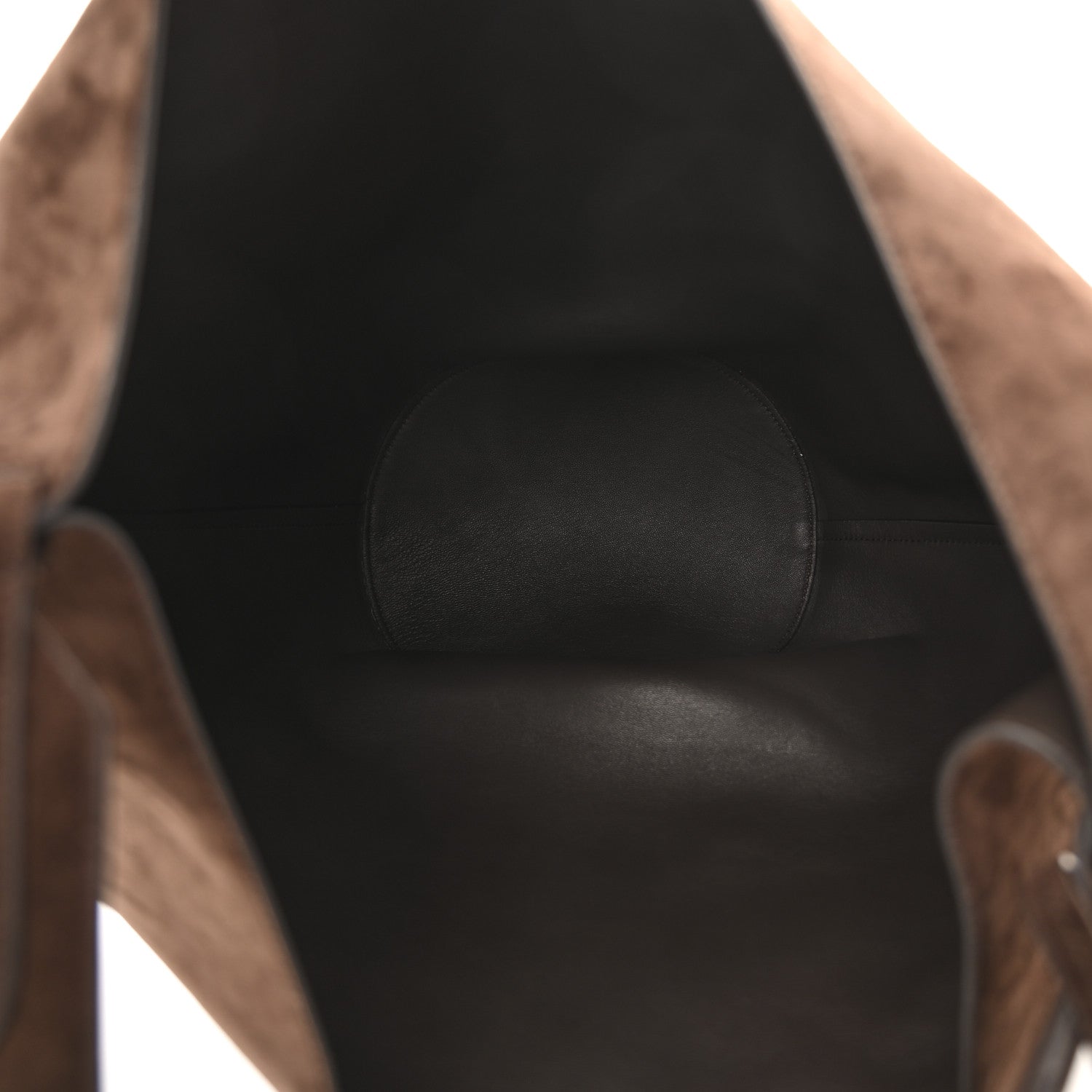Khaite Suede Calfskin Medium Lotus Tote Coffee 6 of 10