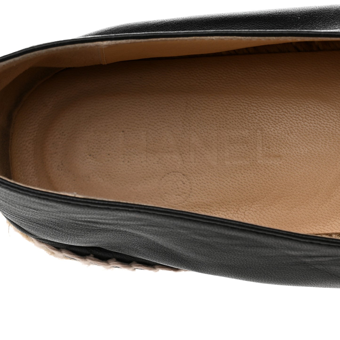 Lambskin CC Espadrilles 41 Black