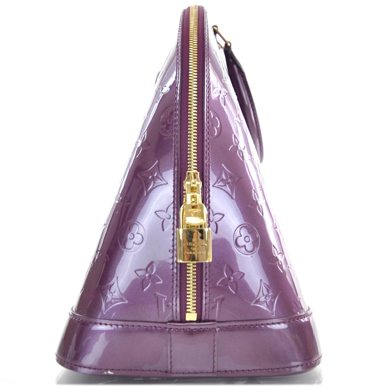 Louis Vuitton Vernis Alma MM Violet 4 of 9