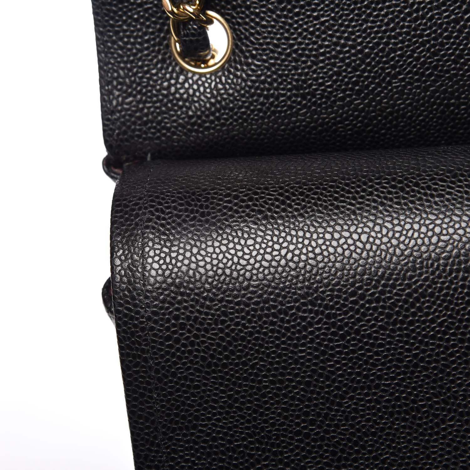 Chanel Caviar Quilted Jumbo Double Flap Black 16 of 18