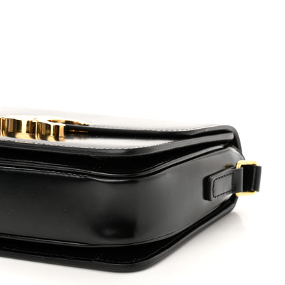 Celine Shiny Calfskin Teen Triomphe Black 9 of 9